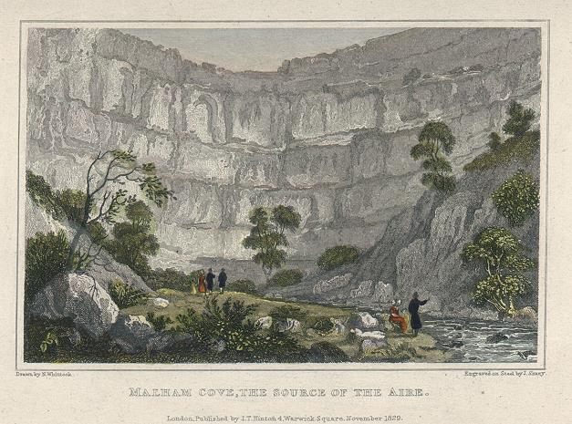 Yorkshire, Malham Cove, 1829