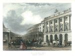 London, Quadrant in Regent Street, 1838