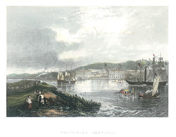 London, Greenwich Hospital, 1838