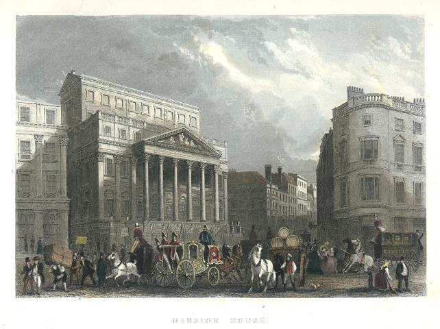 London, Mansion House, 1838