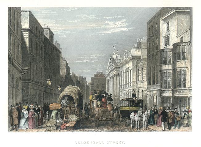 London, Leadenhall Street, 1838