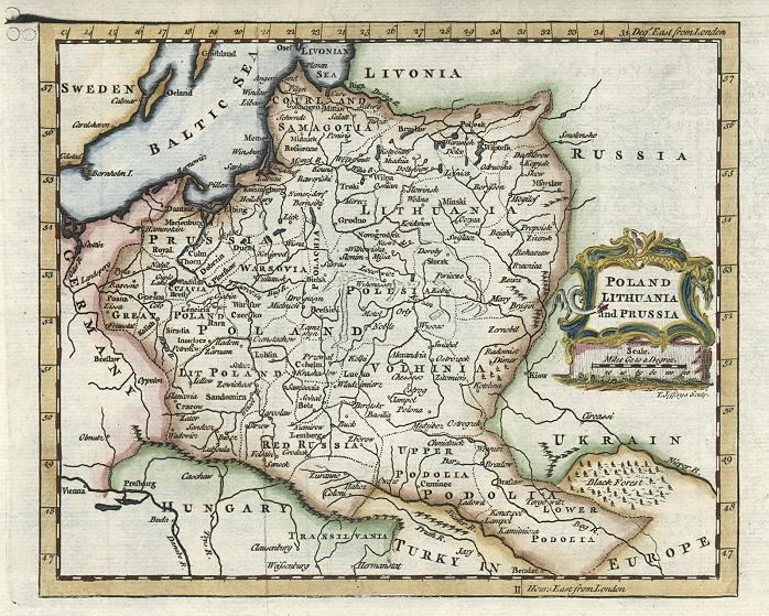 Poland, Lithuania and Prussia, 1772