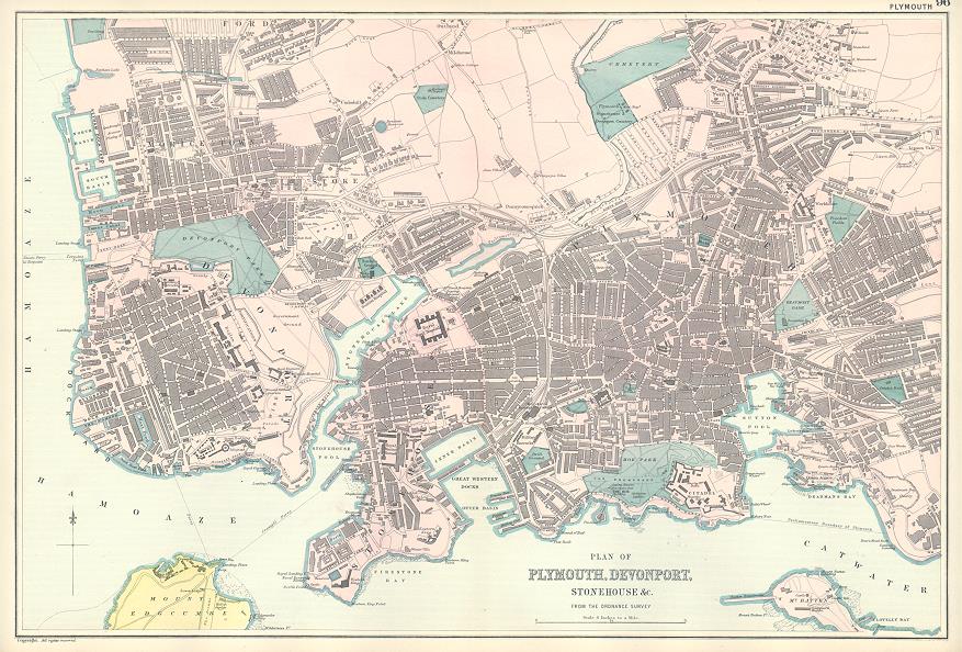 Devon, Plymouth and Devonport plan, 1905