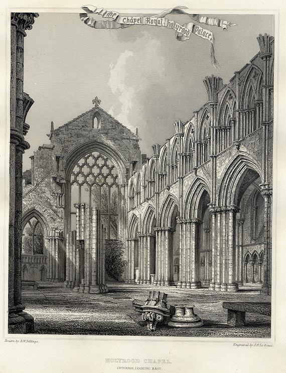 Scotland, Edinburgh, Holyrood Chapel, 1848