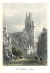 Belgium, Cathedral at Bruges, 1875