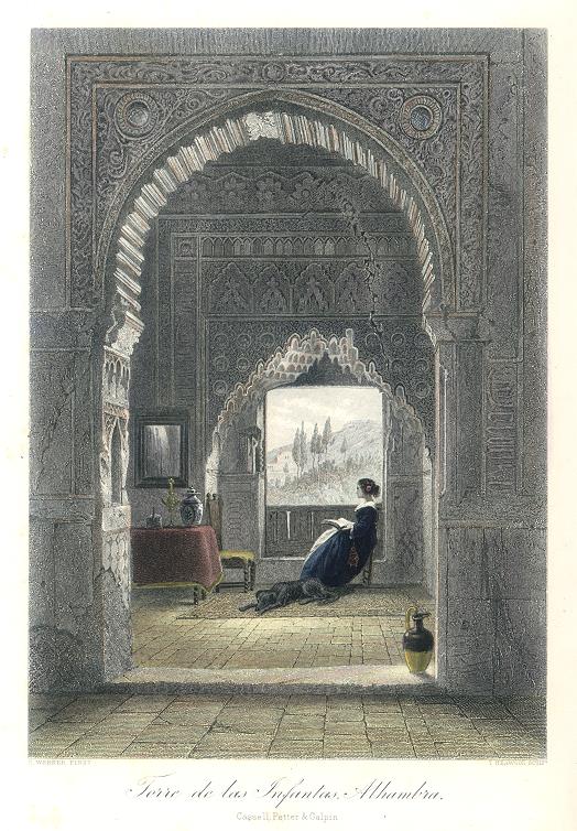 Spain, Alhambra, 1875