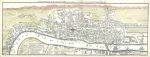 Map of London in Elizabethan times, published 1793