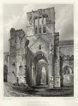 Scotland, Haddington Church, 1848