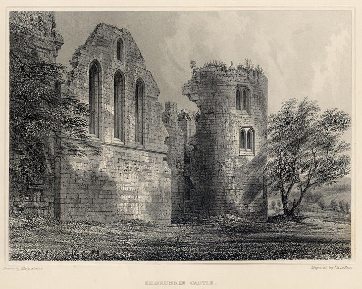 Scotland, Kildrummie Castle, 1848