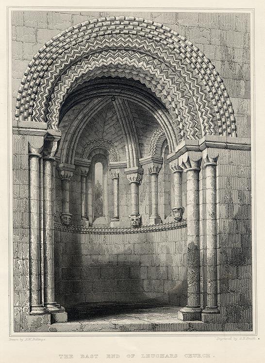 Scotland, Leuchars Church east end, 1848