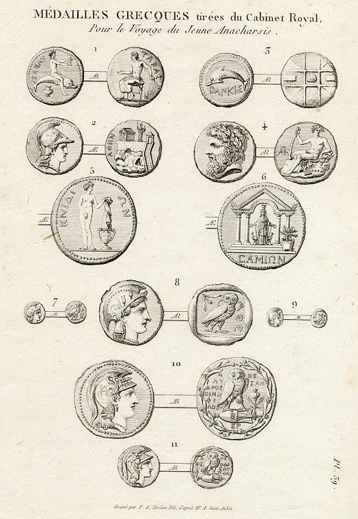 Ancient Greek Coins, 1825