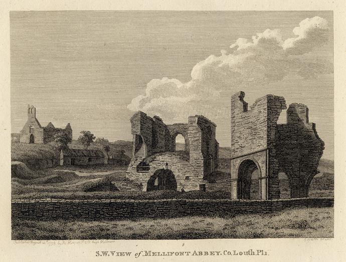 Ireland, Co.Louth, Mellifont Abbey, 1786