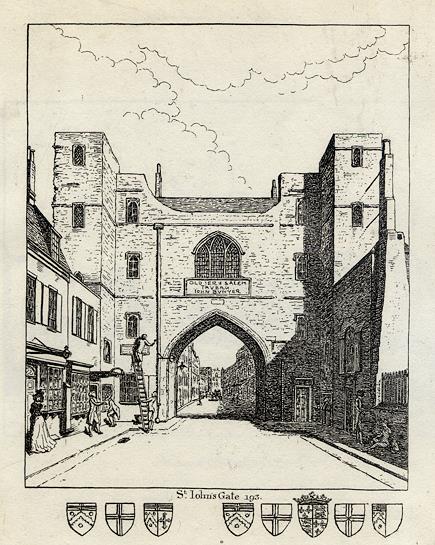 London, St.John's Gate, 1793