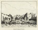 London, Ruins of Clerkenwell Church, 1793