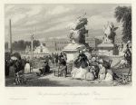 France, Paris, Promenade of Longchamps, 1844