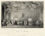 France, Paris, Throne Room at Fontainbleau, 1840