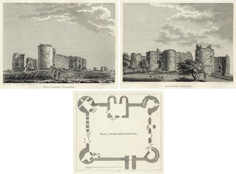 Ireland, Roscommon Castle, 1786