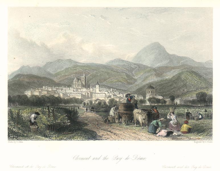 France, Clermont and the Puy-de-Dome, 1840