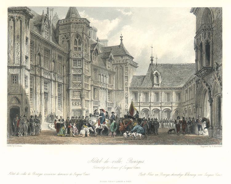 France, Bourges, Hotel-de-Ville, 1840