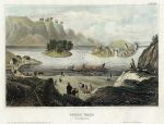 Sweden, Gullo Fall, Trollhatta, 1839
