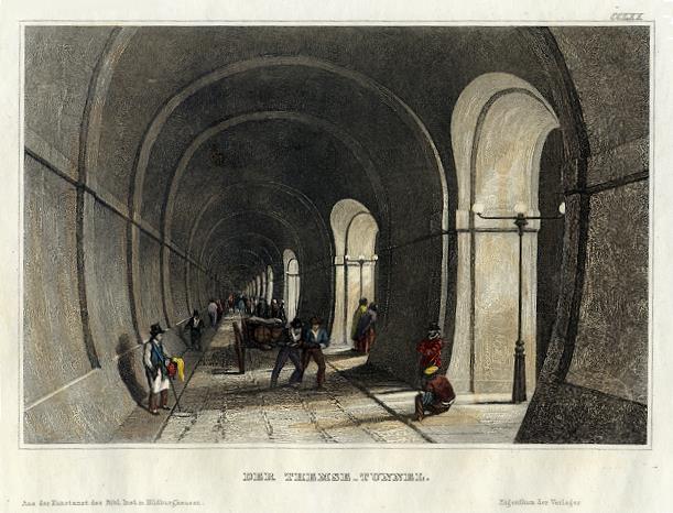 London, Thames Tunnel, 1839