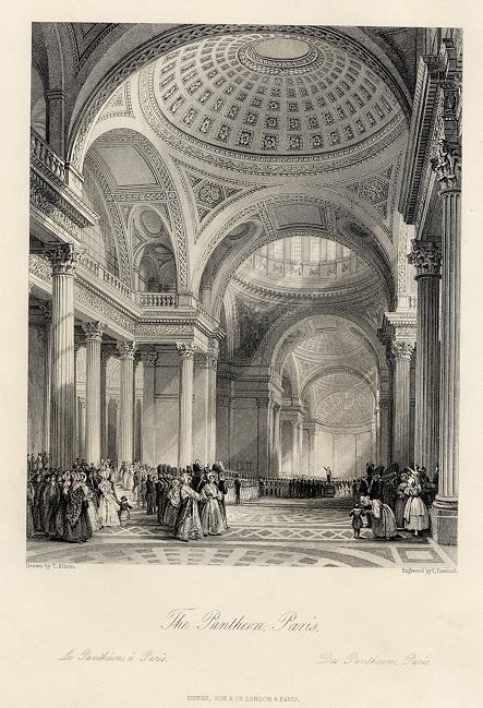 France, Paris, The Pantheon , 1840