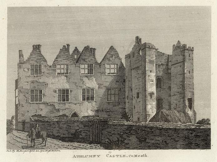 Ireland, Co.Meath, Athlumny Castle, 1786