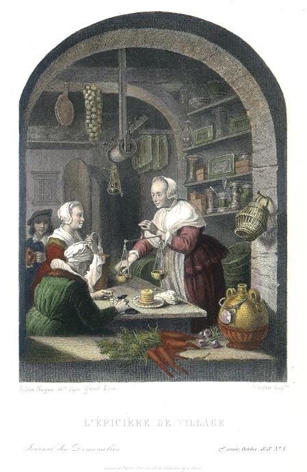 Village Grocer, 1858