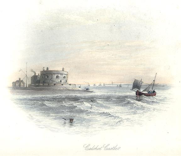 Hampshire, Calshot Castle, 1872