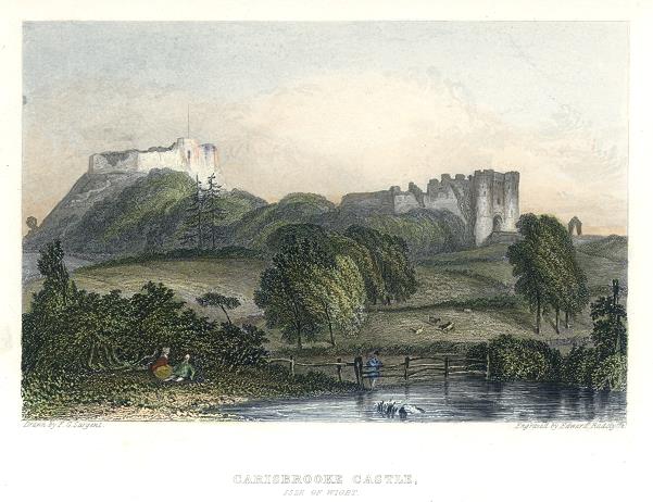 Isle of Wight, Carisbrooke Castle, 1872