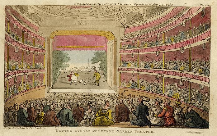 Doctor Syntax at Covent Garden Theatre, 1812