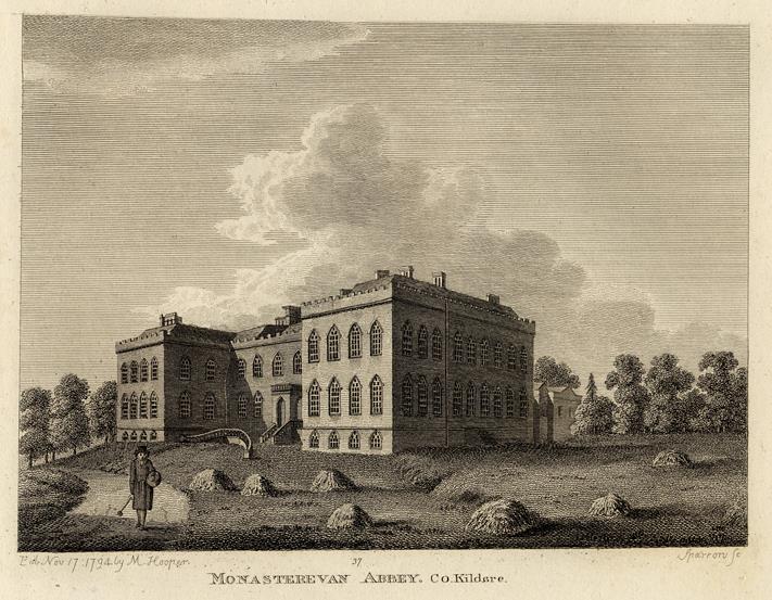 Ireland, Co.Kildare, Monasterevan Abbey, 1786