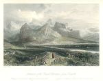 France, Mountain of Grand Chartreux from Grenoble, 1840