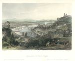 France, Lyons from La Croix Rousse, 1840