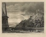 Germany, Drachenfels Ruins, 1832