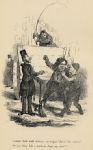 Cockney social caricature, fighting, Robert Seymour, 1835 / 1878