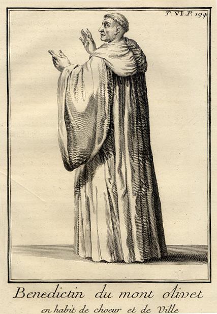 Monk of Mount Olivet (Benedictine, Italy), 1718