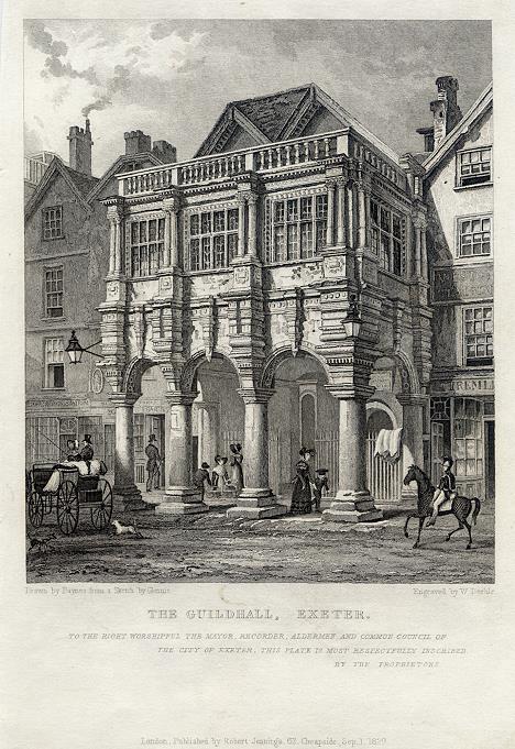 Devon, Exeter Guildhall, 1830