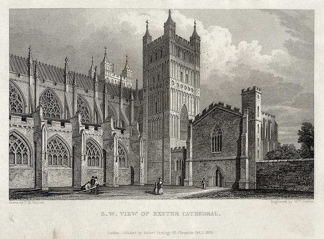 Devon, Exeter Cathedral, 1830