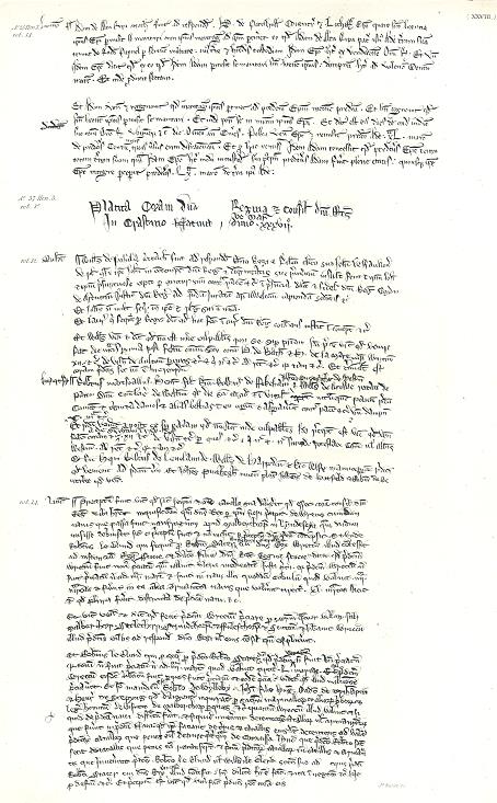 Placitorum Abbreviatio example from Henry III, facsimile of 1819