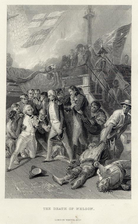 Death of Nelson (in 1805), 1858