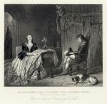 Walter Scott, scene from 'Abbot', 1836