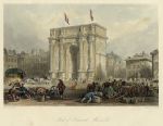 France, Marseilles, Arch of Truimph (Porte d'Aix), 1840