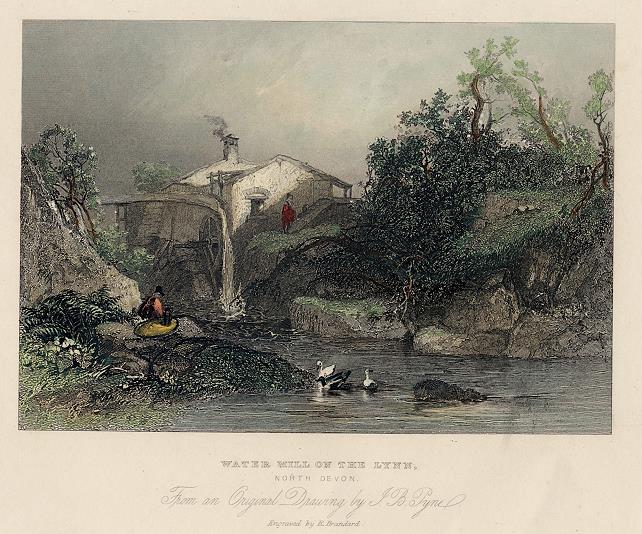 Devon, Watermill on the Lynn, 1836