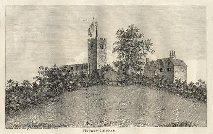 London, Hendon Church, 1800