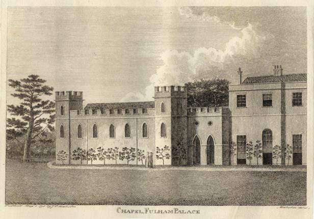 London, Chapel, Fulham Palace, 1800