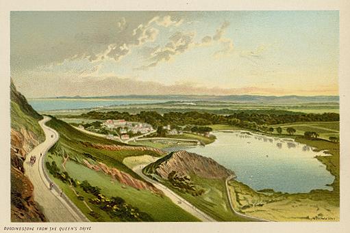 Scotland, Duddingstone from the Queen's Drive, 1894