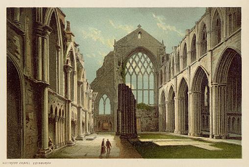 Scotland, Holyrood Chapel, Edinburgh, 1894