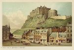 Scotland, The Castle from the Grassmarket, Edinburgh, 1894