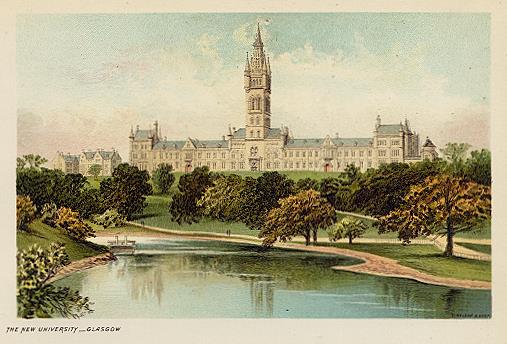 Scotland, Glasgow, The New University, 1894